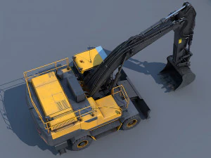 excavator ew205d 3D Model