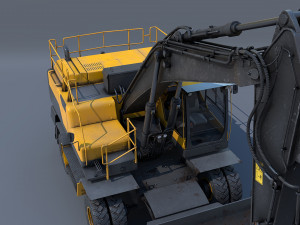 excavator ew205d 3D Model