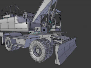 excavator ew205d 3D Model