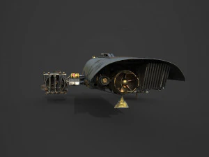 mobil terbang Model 3D