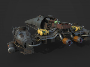 flying car Modelo 3D