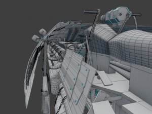 flying car Modelo 3D