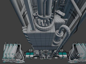 mobil terbang Model 3D