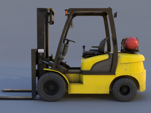 forklift 18d-7e 3D मॉडल