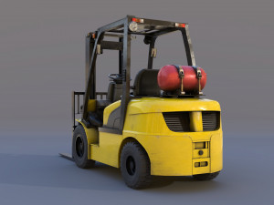 forklift 18d-7e 3D मॉडल