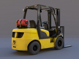 forklift 18d-7e 3D मॉडल