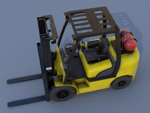 forklift 18d-7e 3D मॉडल