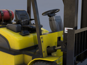 forklift 18d-7e 3D मॉडल