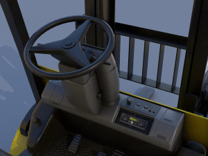 forklift 18d-7e 3D मॉडल