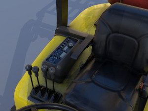 forklift 18d-7e 3D मॉडल