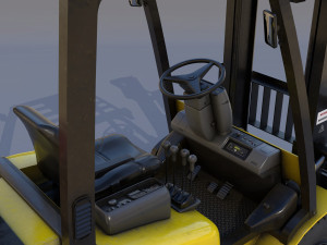 forklift 18d-7e 3D मॉडल