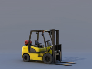 forklift 18d-7e 3D मॉडल