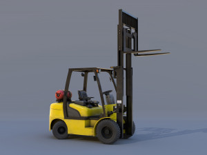 forklift 18d-7e 3D मॉडल
