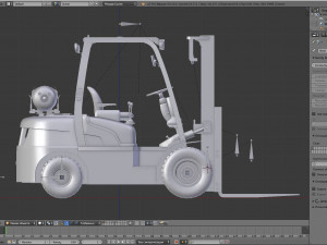 forklift 18d-7e 3D मॉडल