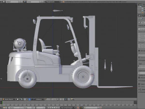 फोर्कलिफ्ट 18डी-7ई 3D मॉडल