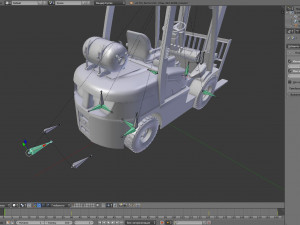forklift 18d-7e 3D मॉडल