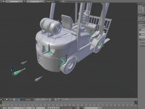 फोर्कलिफ्ट 18डी-7ई 3D मॉडल