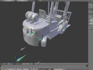 फोर्कलिफ्ट 18डी-7ई 3D मॉडल