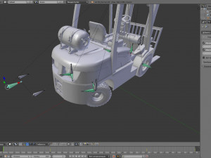 forklift 18d-7e 3D मॉडल