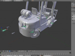 फोर्कलिफ्ट 18डी-7ई 3D मॉडल