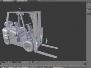 forklift 18d-7e 3D मॉडल
