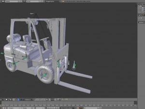 फोर्कलिफ्ट 18डी-7ई 3D मॉडल