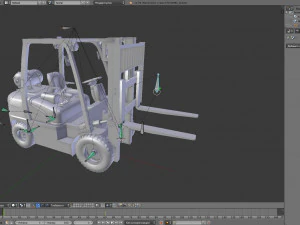 फोर्कलिफ्ट 18डी-7ई 3D मॉडल