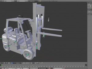 forklift 18d-7e 3D मॉडल