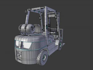 फोर्कलिफ्ट 18डी-7ई 3D मॉडल