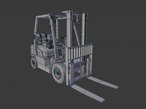 फोर्कलिफ्ट 18डी-7ई 3D मॉडल