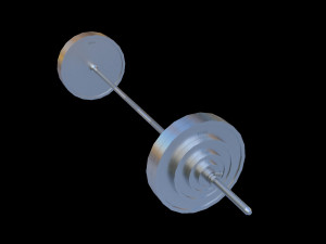 dumbbell 3D मॉडल