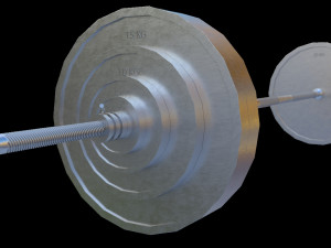 dumbbell 3D मॉडल