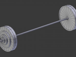 dumbbell 3D मॉडल