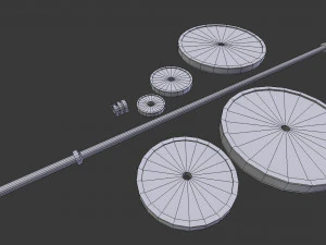 डम्बल 3D मॉडल