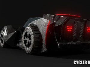 sci fi car 3D Model