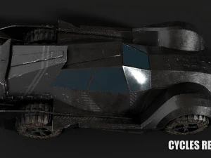sci fi car 3D Model