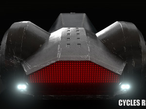 sci fi car 3D मॉडल