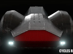 sci fi car 3D Model