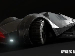 sci fi car 3D Model
