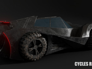 sci fi car 3D मॉडल