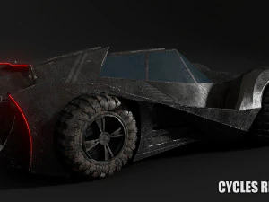 sci fi car 3D Model