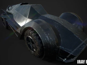 sci fi car 3D Model