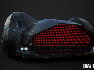 sci fi car 3D Model