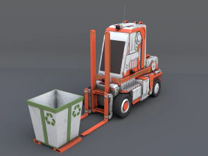 विज्ञान-फाई फोर्कलिफ्ट 3D मॉडल