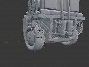 sci-fi forklift 3D मॉडल