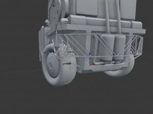 विज्ञान-फाई फोर्कलिफ्ट 3D मॉडल