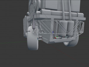 sci-fi forklift 3D मॉडल