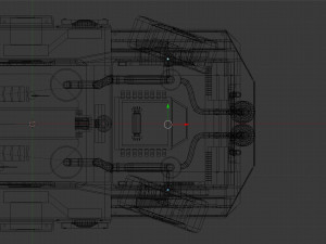 sci-fi forklift 3D मॉडल
