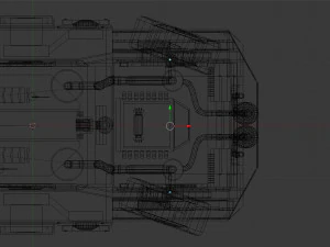 विज्ञान-फाई फोर्कलिफ्ट 3D मॉडल