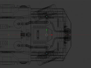 विज्ञान-फाई फोर्कलिफ्ट 3D मॉडल